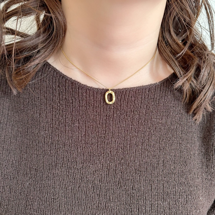【SILVER925】OVAL RING NECKLACE | feu | 詳細画像10 