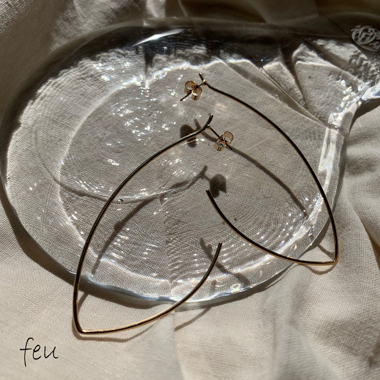 ゴールド | THIN LONG PIERCE | feu