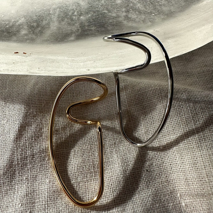 ルーズイヤーカフ トレンドイヤカフ 韓国ファッション | feu | 詳細画像2