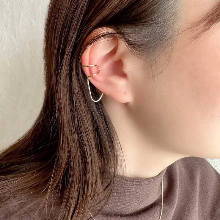 ルーズイヤーカフ トレンドイヤカフ 韓国ファッション | feu | 詳細画像9