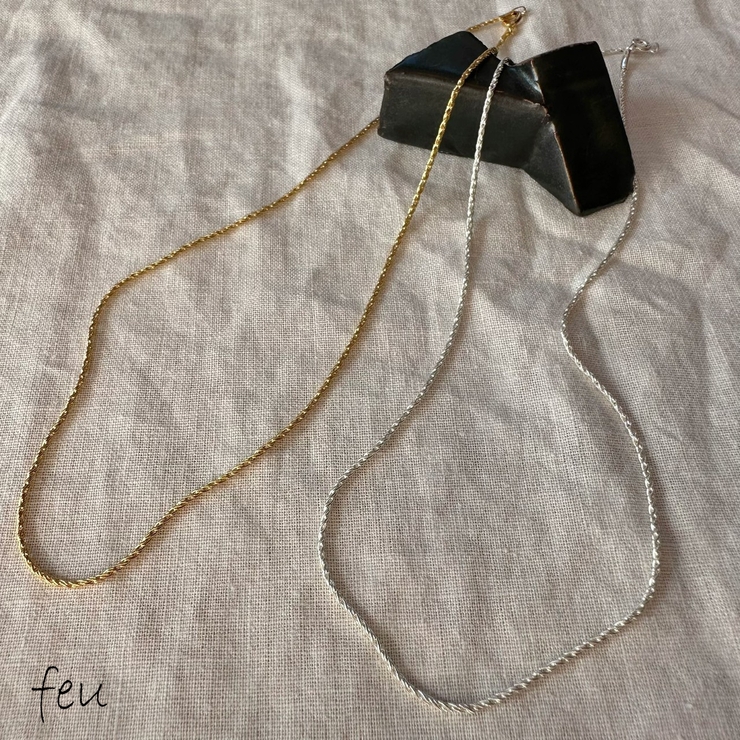 GLEAM CHAIN NECKLACE | feu | 詳細画像1 
