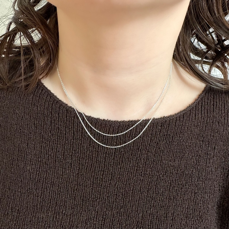 THIN ２LANE NECKLACE | feu | 詳細画像8 