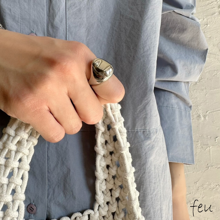 サージカルステンレス ニュアンスビックリング アレルギー対応素材 | feu | 詳細画像1 