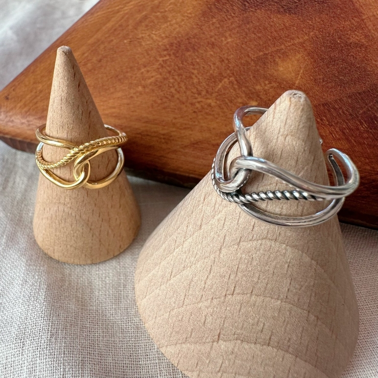 SILVER925ツイストリング アレルギー対応素材 フリーサイズ | feu | 詳細画像11 