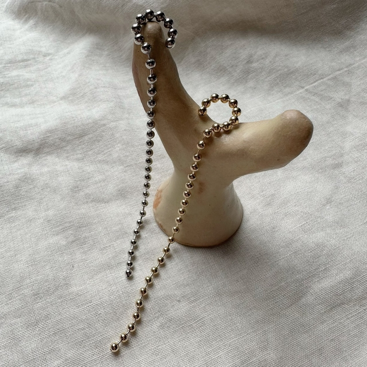 ボールチェーンイヤーカフ 垂れる 揺れる | feu | 詳細画像11