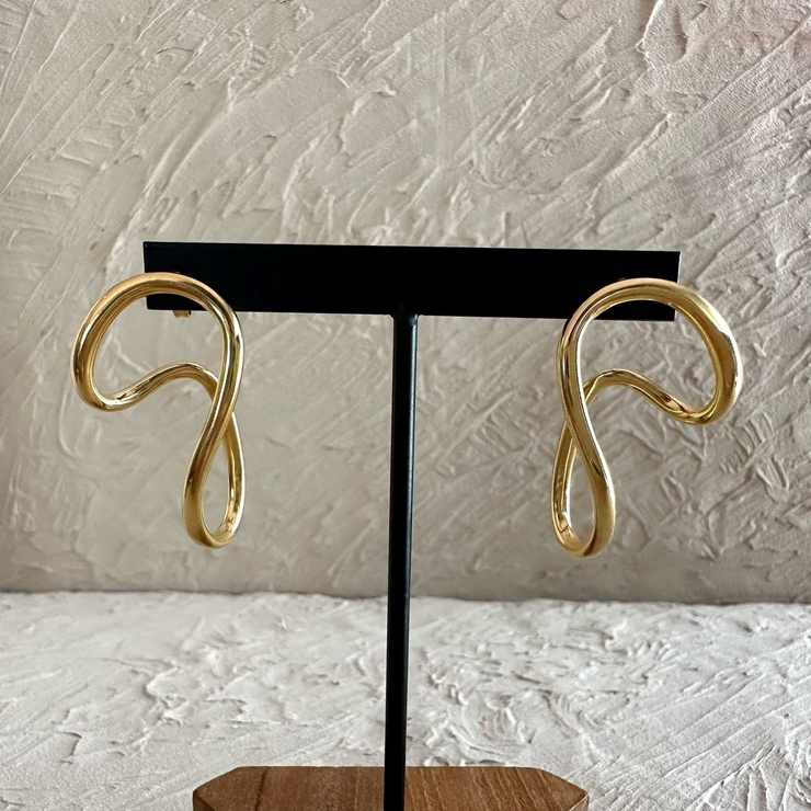 メイキングモチーフピアス アレルギー対応素材 大ぶり | feu | 詳細画像3