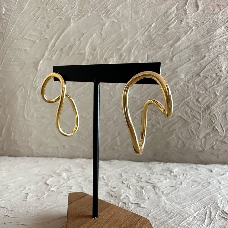 メイキングモチーフピアス アレルギー対応素材 大ぶり | feu | 詳細画像4