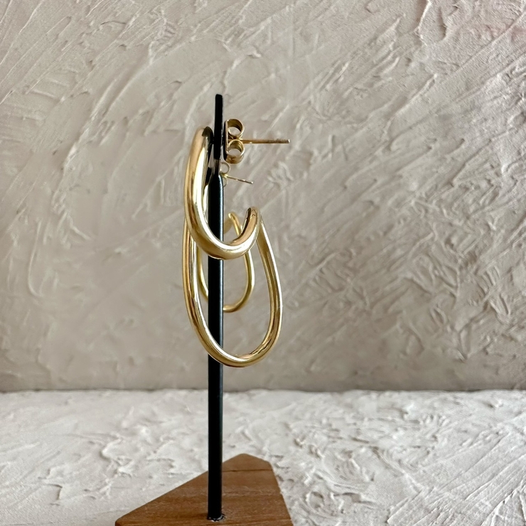 メイキングモチーフピアス アレルギー対応素材 大ぶり | feu | 詳細画像5