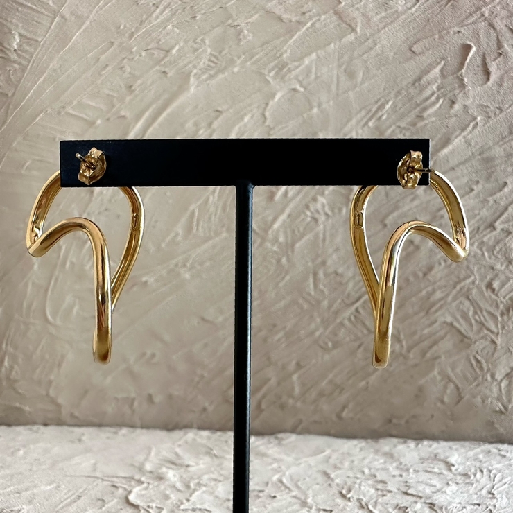 メイキングモチーフピアス アレルギー対応素材 大ぶり | feu | 詳細画像6