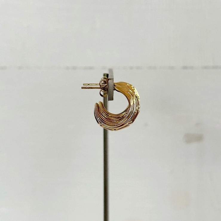 サージカルステンレスフープピアス アレルギー対応素材 フープ | feu | 詳細画像5 