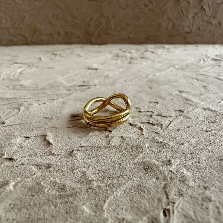 SILVER925エイトピンキーリング アレルギー対応素材 フリーサイズ | feu | 詳細画像4 