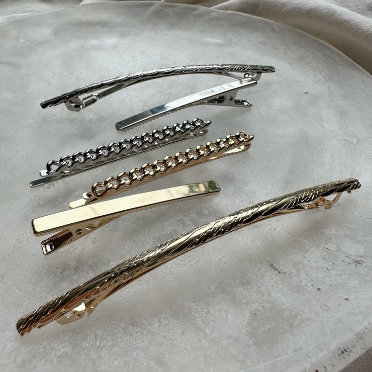 3セットヘアーアクセサリー ピン バレッタ[品番:FEUW0001849 3セットヘアーアクセサリー ピン バレッタ[品番:FEUW0001849