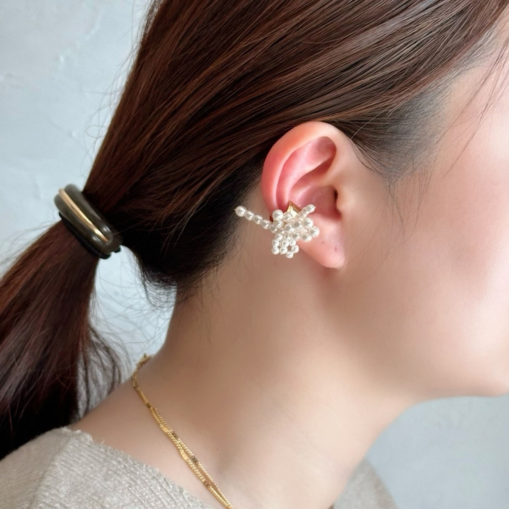 パールイヤーカフ 樹脂パール 片耳 | feu | 詳細画像11 