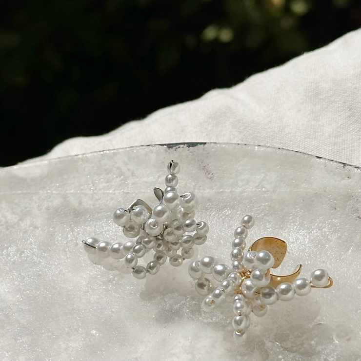 パールイヤーカフ 樹脂パール 片耳 | feu | 詳細画像3 