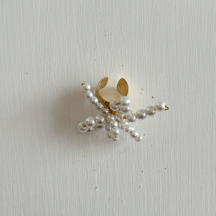 パールイヤーカフ 樹脂パール 片耳 | feu | 詳細画像7 