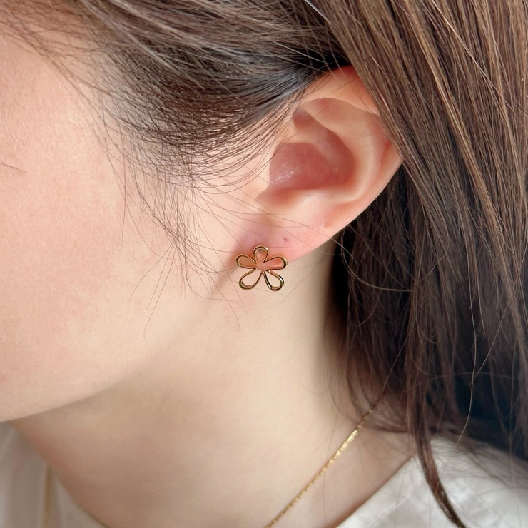 本物のお花のアクセサリー ピアス イヤリング プリザーブド