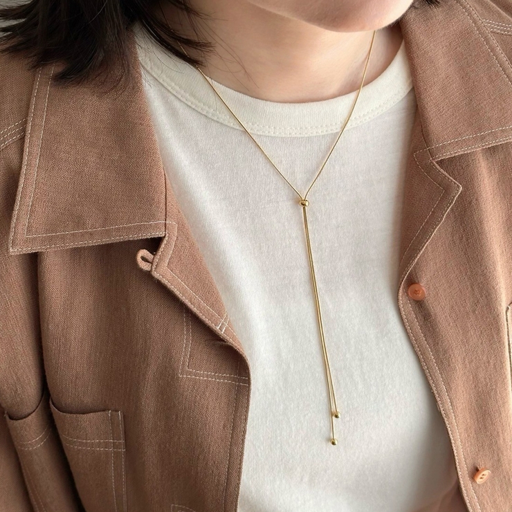 TEN. × jurk loop lariat necklace ネックレス TEN. × jurk / loop lariat necklace | JURK shop
