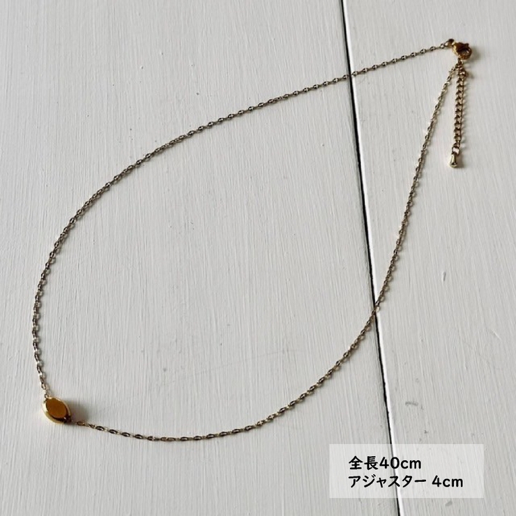 サージカルステンレス ショートネックレス 上品 | feu | 詳細画像4 