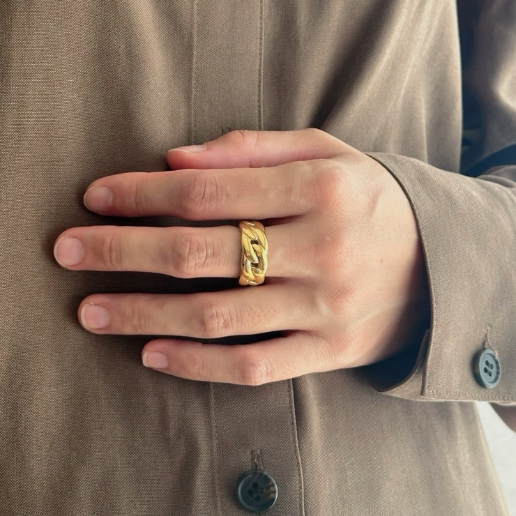 サージカルステンレスリング アレルギー対応素材 上品 | feu | 詳細画像10 