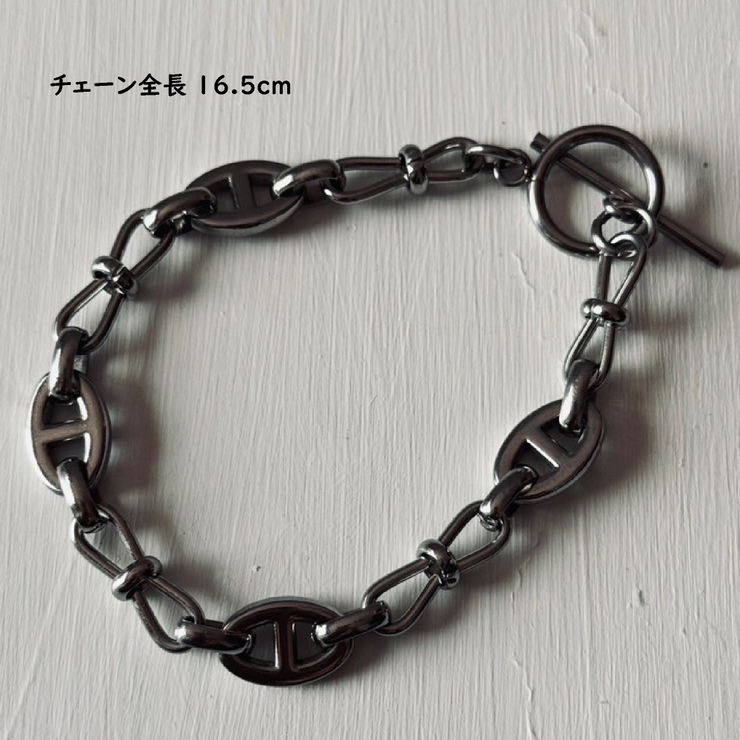 サージカルステンレス ブレスレット チェーン | feu | 詳細画像4 