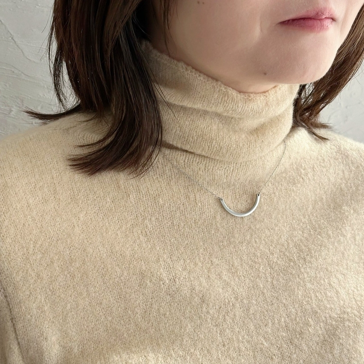 サージカルステンレスネックレス ショート シンプルデザイン | feu | 詳細画像10 