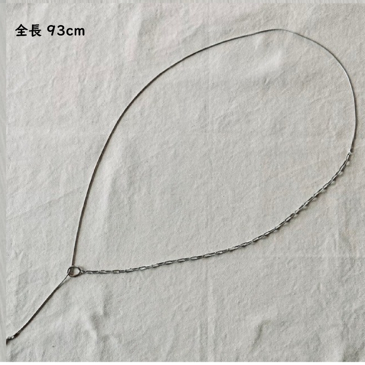 ロングネックレス 2種チェーン トレンド | feu | 詳細画像4 