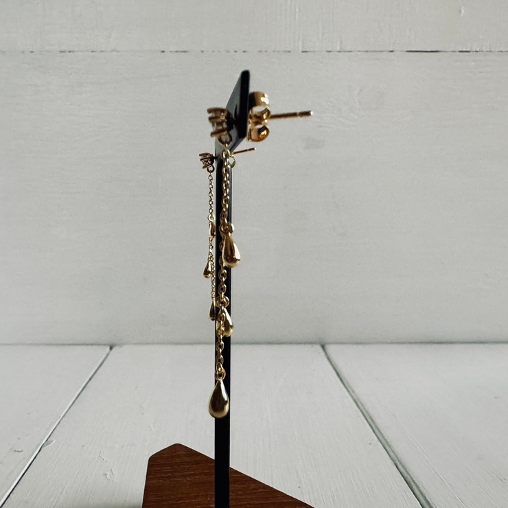 華奢 チェーンピアス きらきら | feu | 詳細画像6 