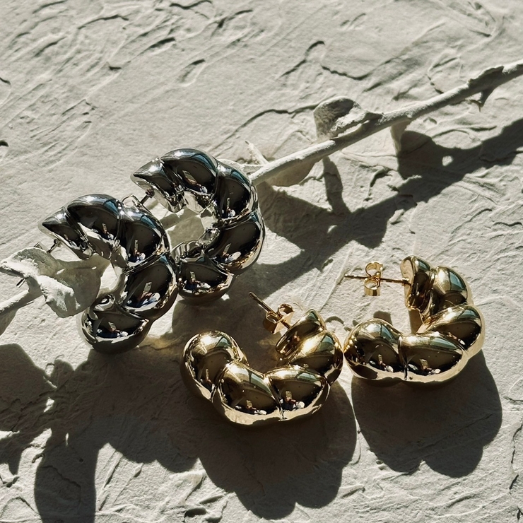 フープピアス ボリューム モコモコ | feu | 詳細画像12 