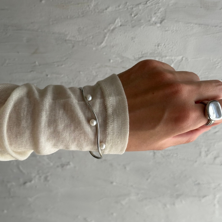 バングル 樹脂パール ニュアンス | feu | 詳細画像10 