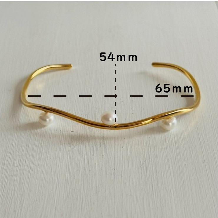 バングル 樹脂パール ニュアンス | feu | 詳細画像4 