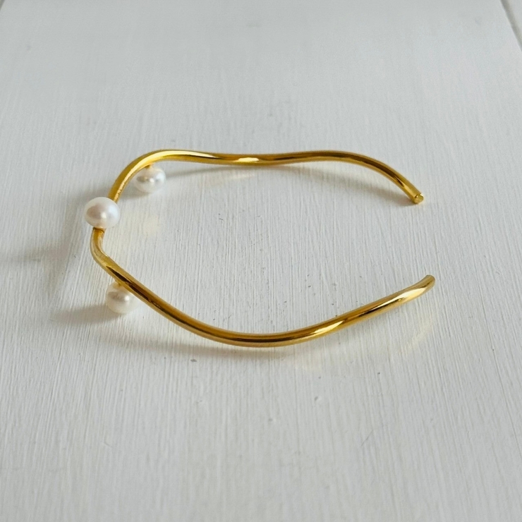 バングル 樹脂パール ニュアンス | feu | 詳細画像5 