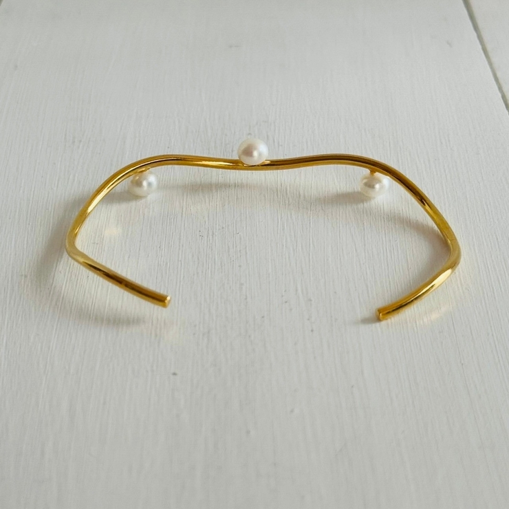 バングル 樹脂パール ニュアンス | feu | 詳細画像6 