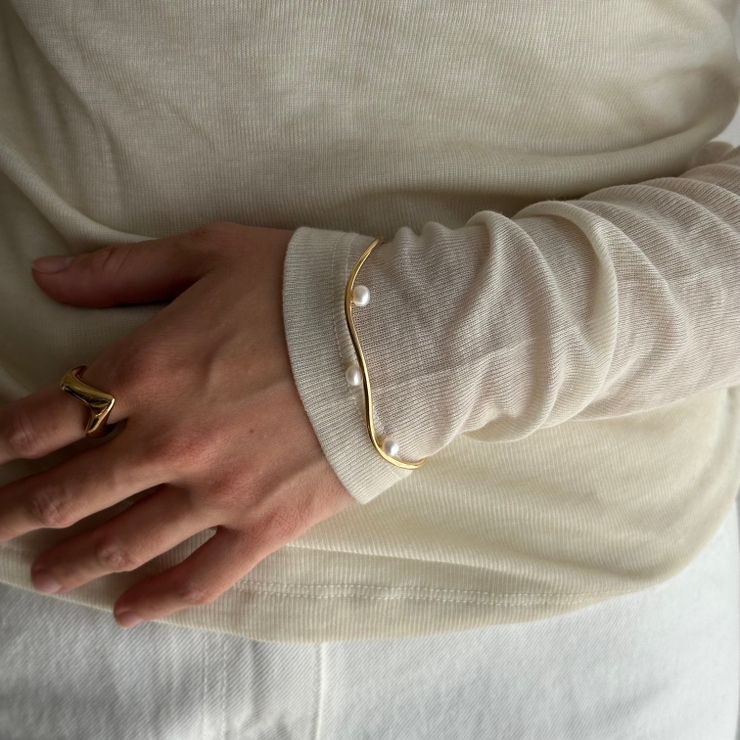 バングル 樹脂パール ニュアンス | feu | 詳細画像9 