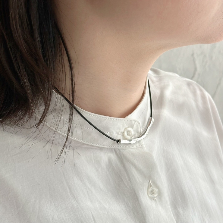 革ひも レザー チョーカーネックレス | feu | 詳細画像12 