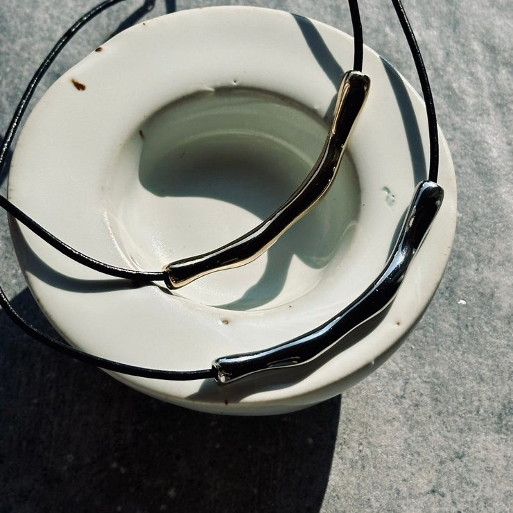 革ひも レザー チョーカーネックレス | feu | 詳細画像13 