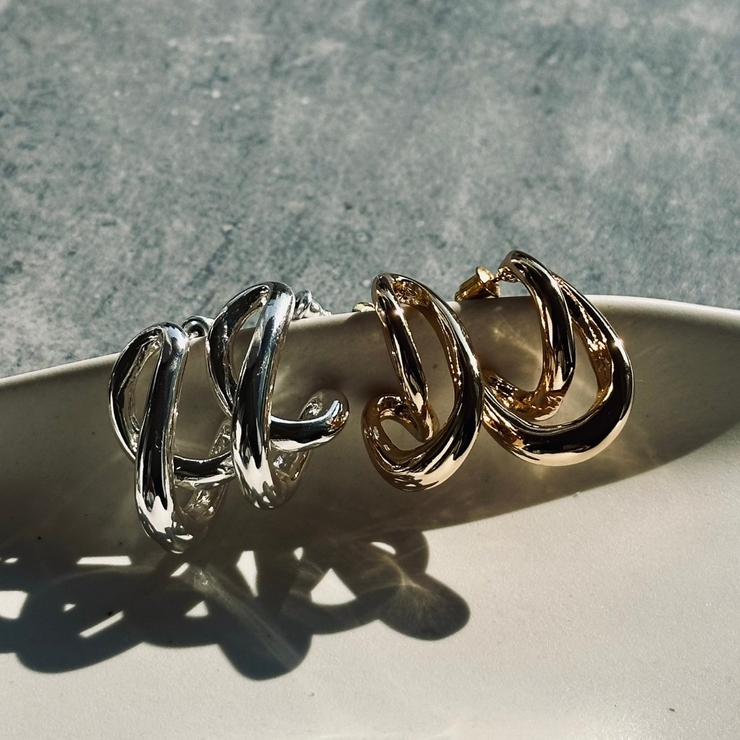 ピアス アクセントデザイン フープ | feu | 詳細画像13 