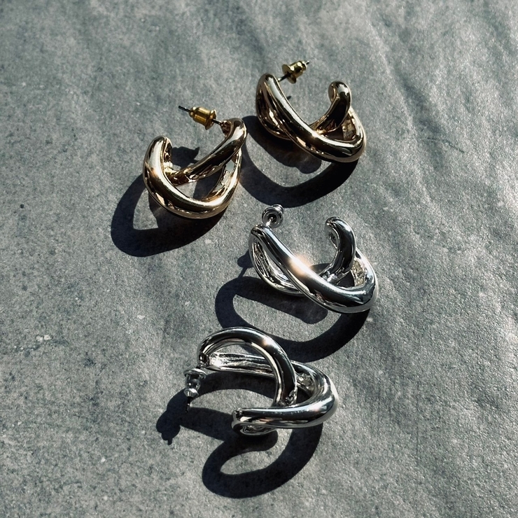 ピアス アクセントデザイン フープ | feu | 詳細画像7 