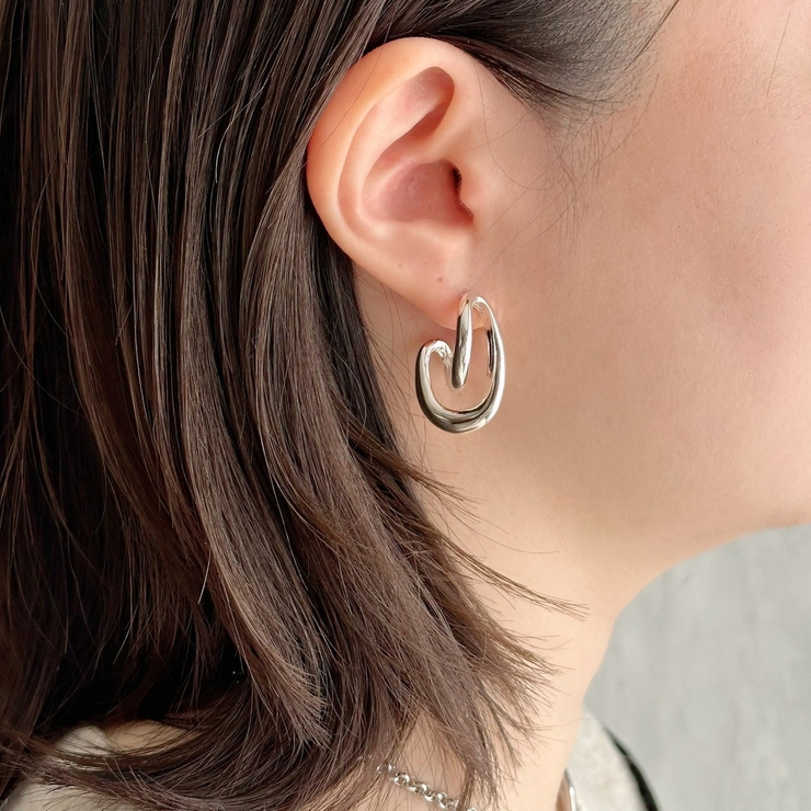 ピアス アクセントデザイン フープ | feu | 詳細画像8 