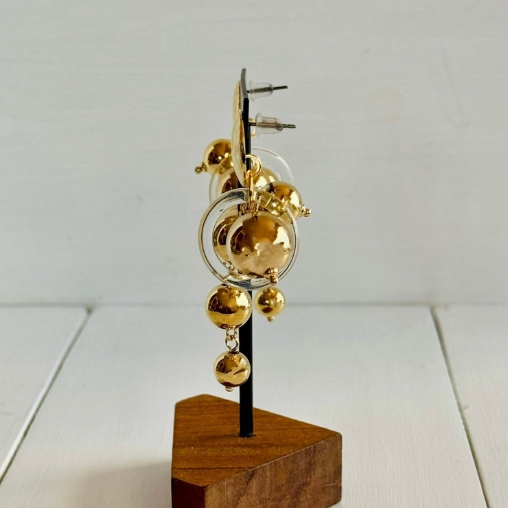 ロングピアス 揺れる メタル | feu | 詳細画像6 