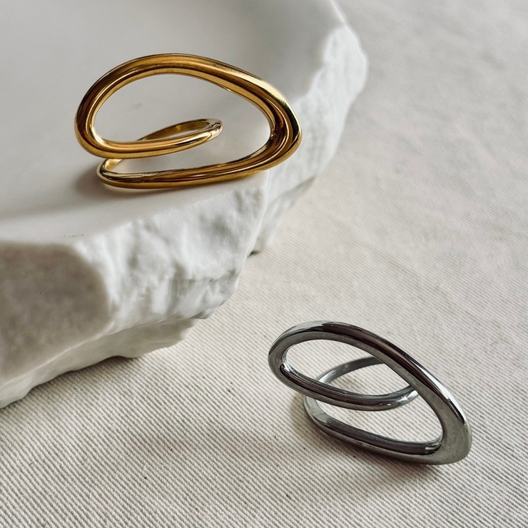 サージカルステンレス アレルギー対応素材 リング | feu | 詳細画像14 