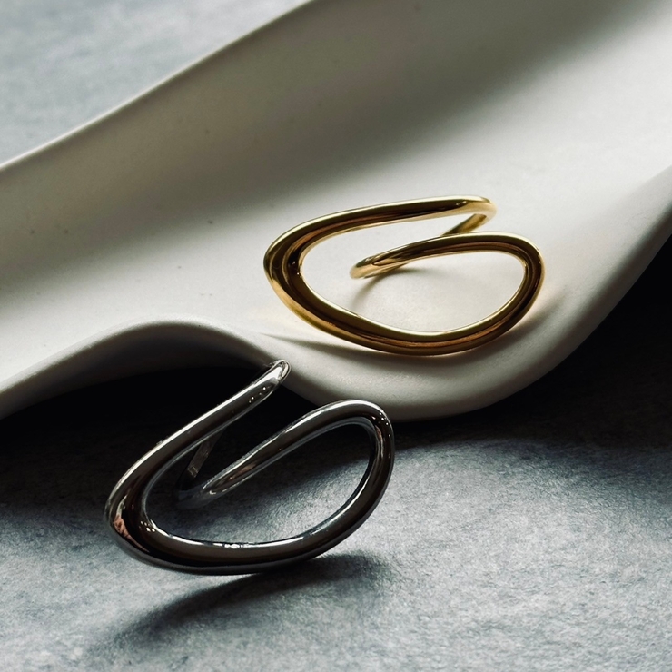 サージカルステンレス アレルギー対応素材 リング | feu | 詳細画像3 