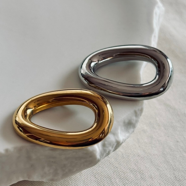 サージカルステンレス ブローチ ニュアンス | feu | 詳細画像3 