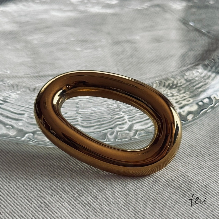 ゴールド | サージカルステンレス ブローチ ニュアンス | feu