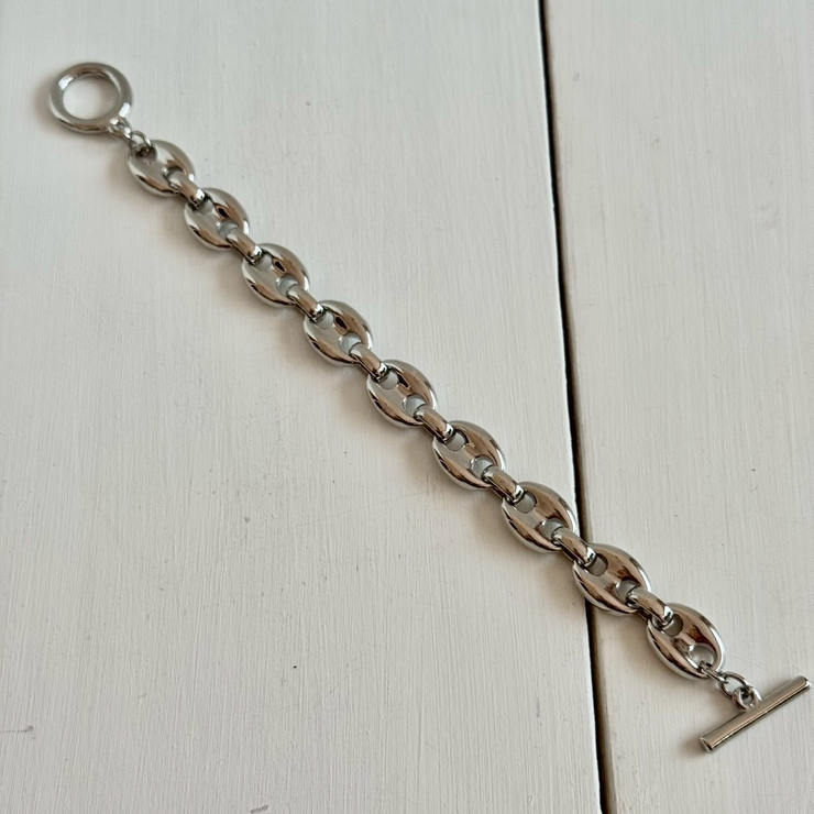 チェーンブレスレット ボリュームチェーン ユニセックス | feu | 詳細画像7 