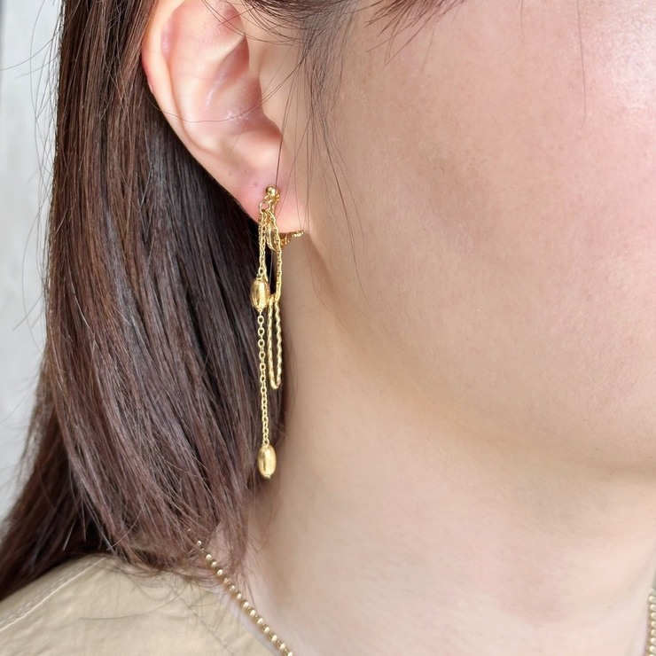 サージカルステンレス イヤリング 揺れる | feu | 詳細画像15 