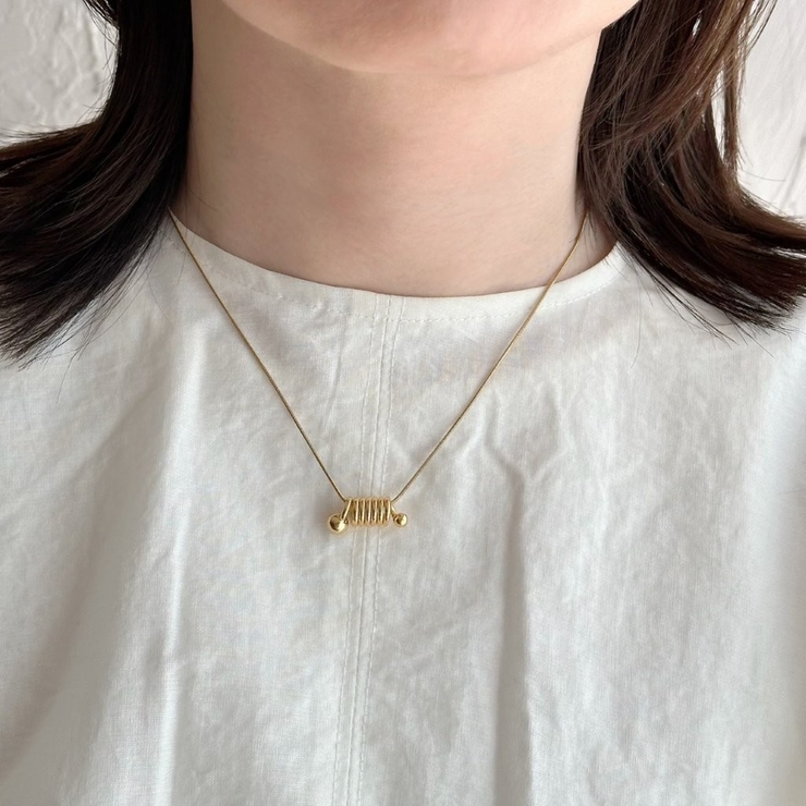 サージカルステンレス チェーンネックレス 天然石 | feu | 詳細画像11 