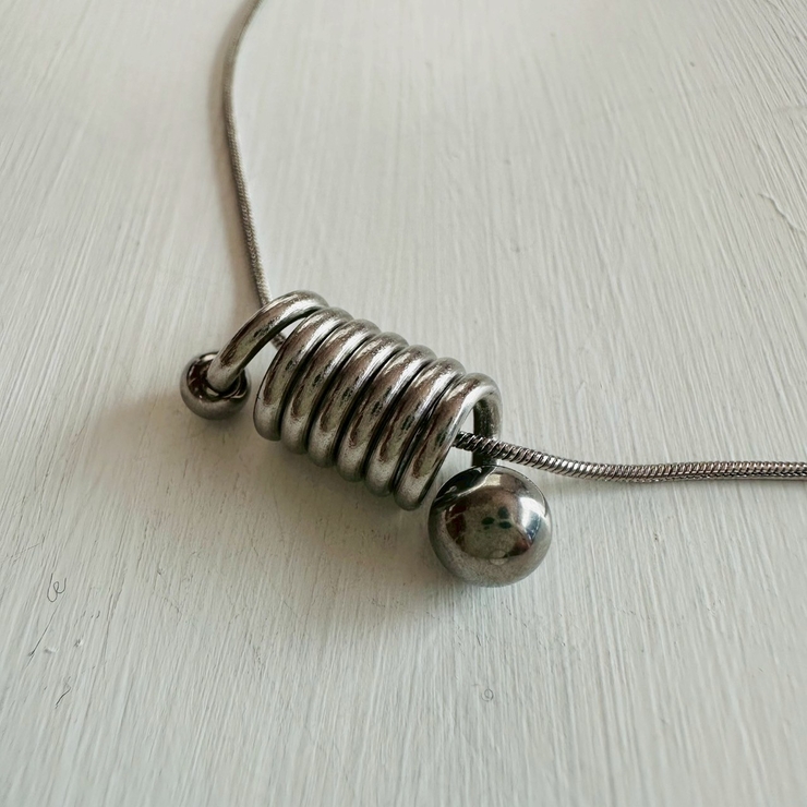 サージカルステンレス チェーンネックレス 天然石 | feu | 詳細画像5 