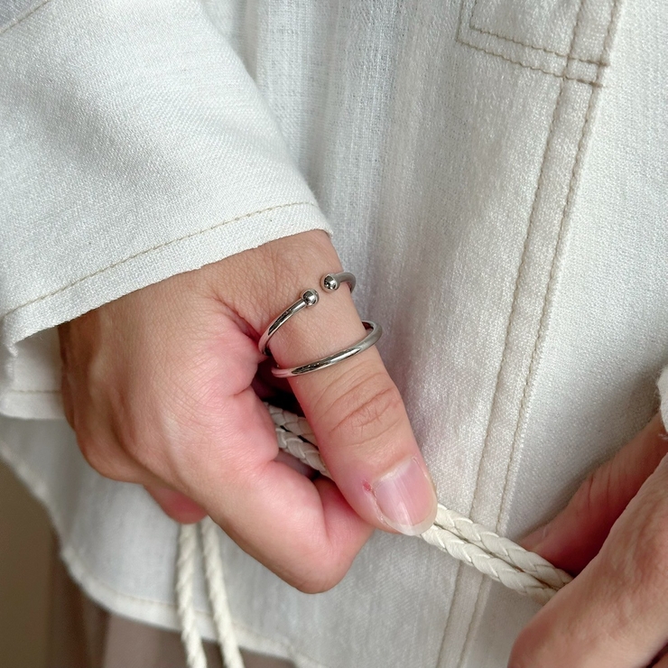 イヤーカフ&リング 抜け感 ２WAY | feu | 詳細画像13 