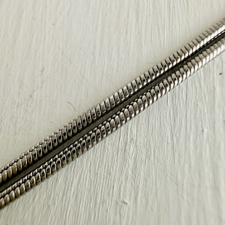 サージカルステンレス スネークネックレス スライドノット | feu | 詳細画像7 