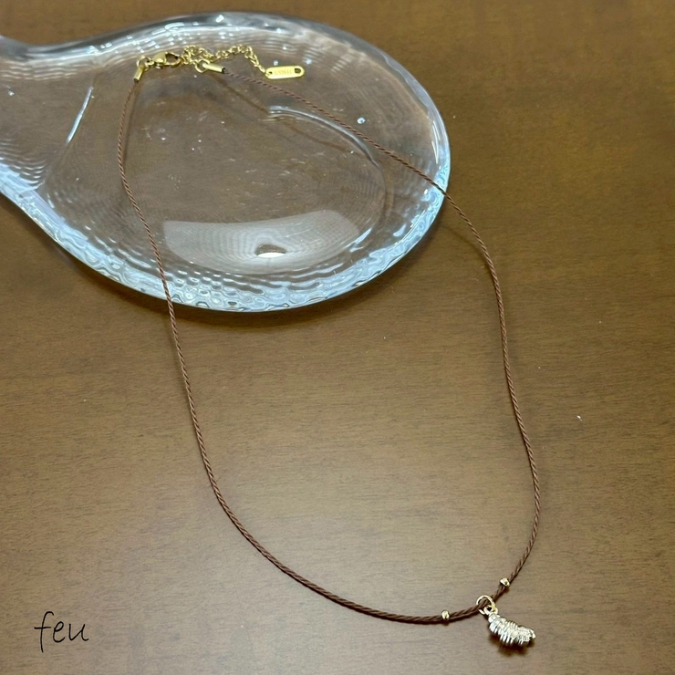 ゴールド | サージカルステンレス ネックレス アレルギー対応素材 | feu